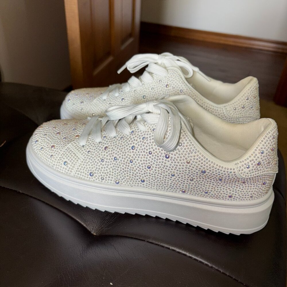 BRIDES! Madden Girl Jeena-P Women's Pearl Shoes Size 7.5